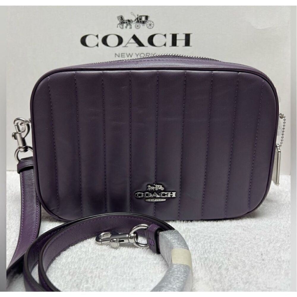 🔥🎁NWT! Coach JES Crossbody Puffy Line Quilt C1569 Msrp:$428.00